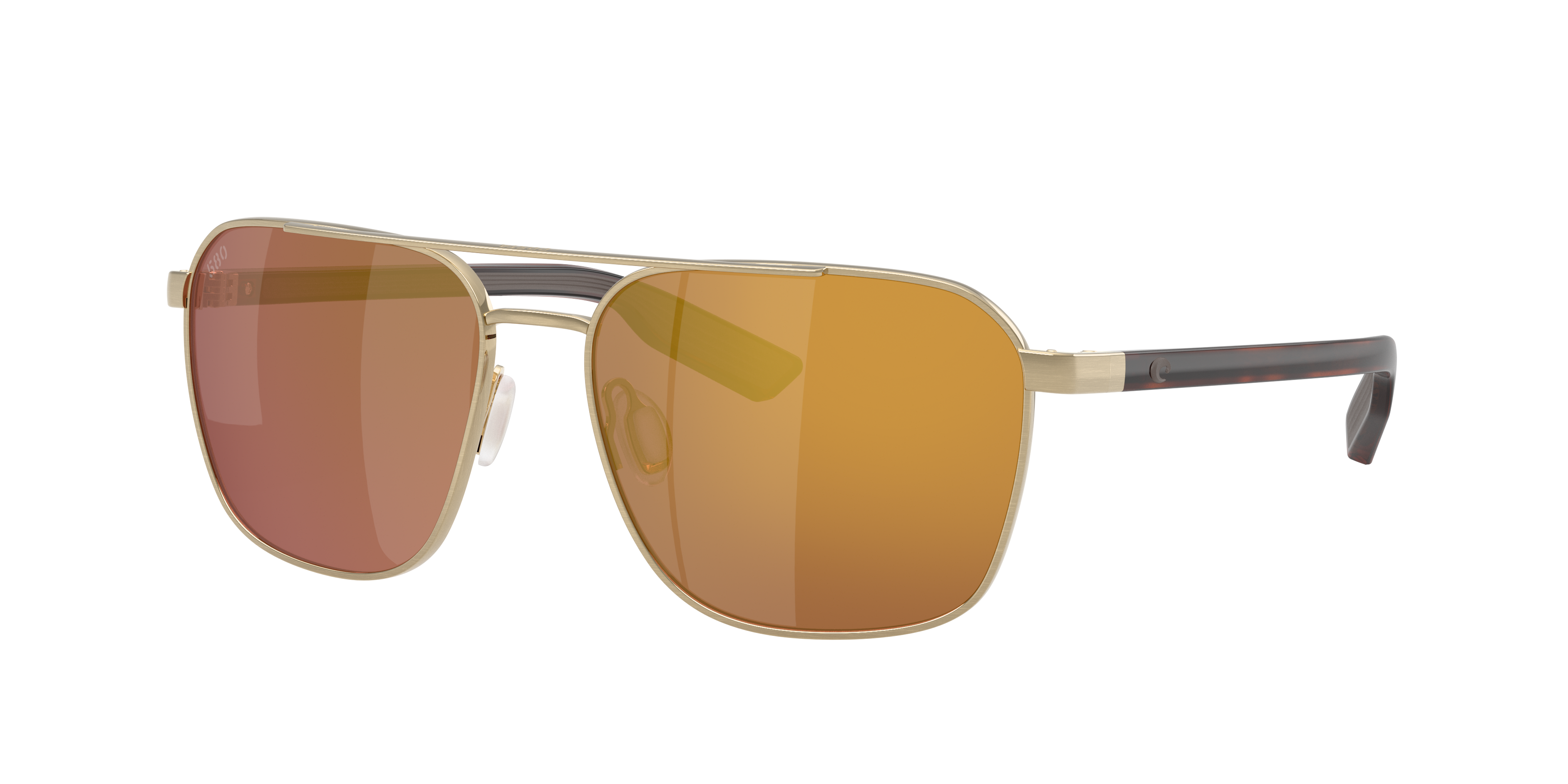 Costa Man Sunglass Wader -  Frame color: Gold, Lens color: Gold Mirror