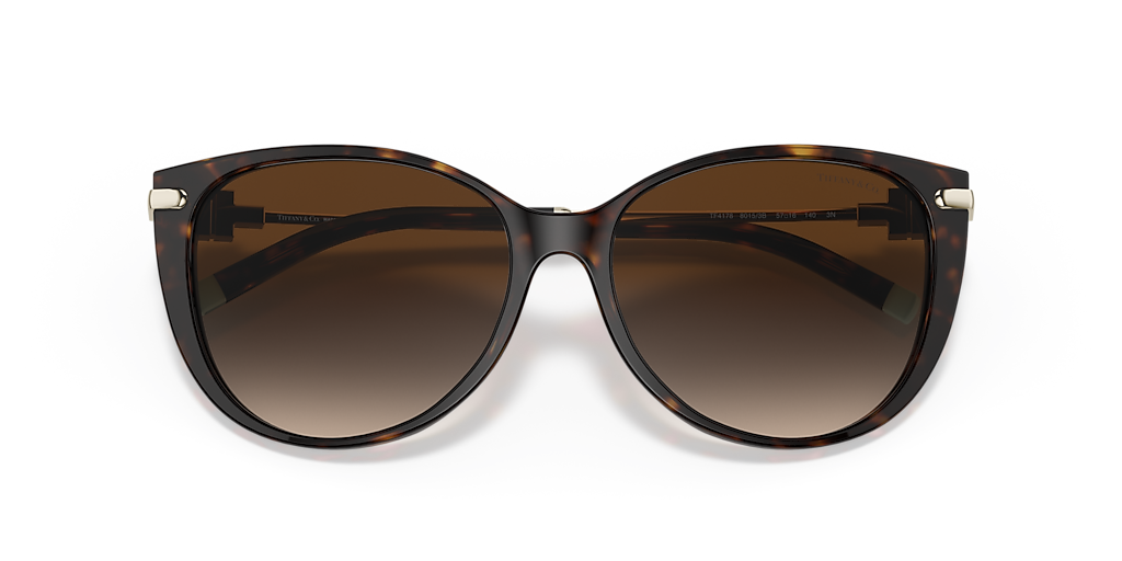 Tiffany & Co. TF4178 XL (57 - 16) with Brown lenses and Tortoise