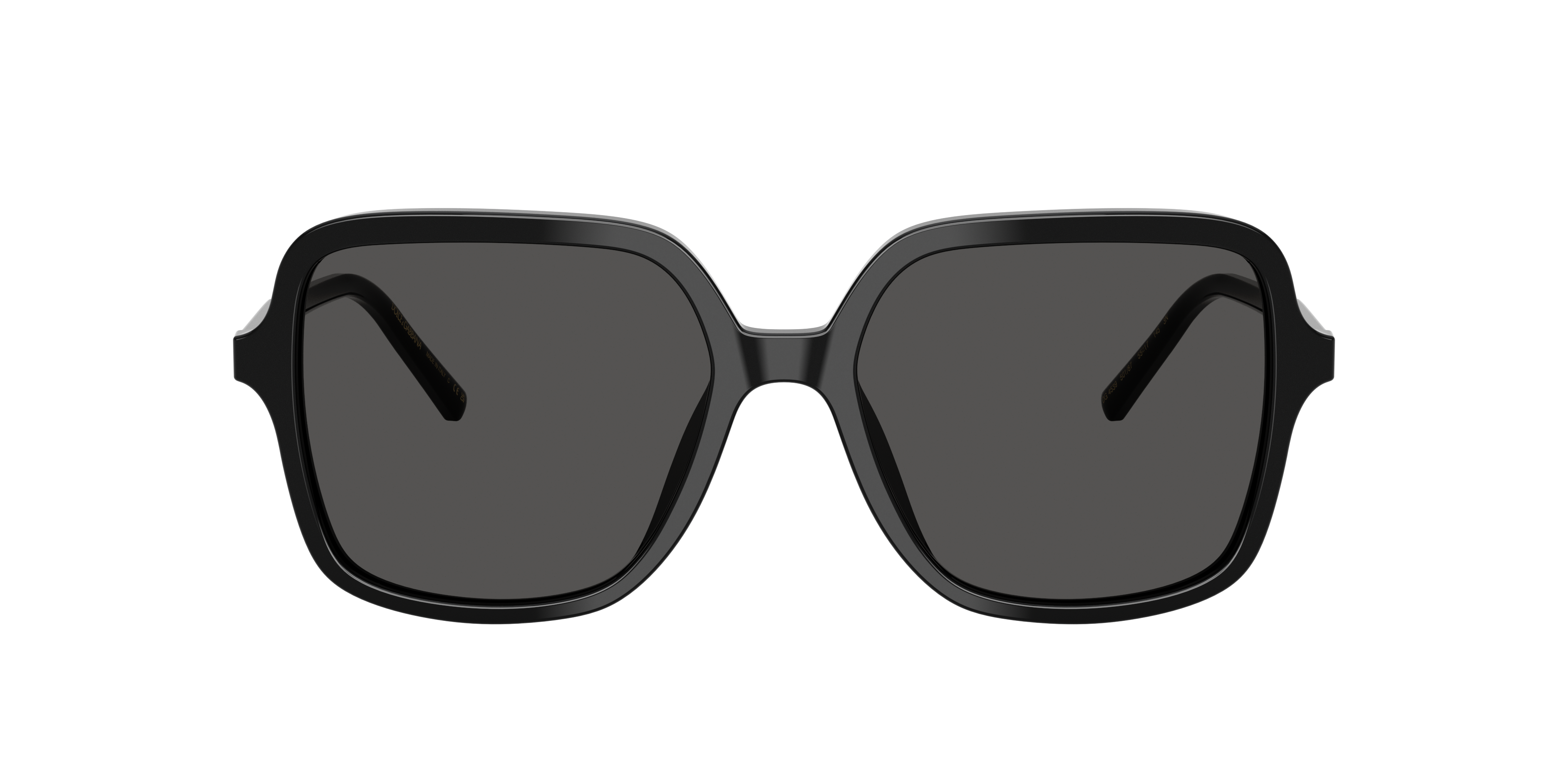 Dolce&Gabbana DG4539 L (55 - 17) with Grey lenses and Black frame