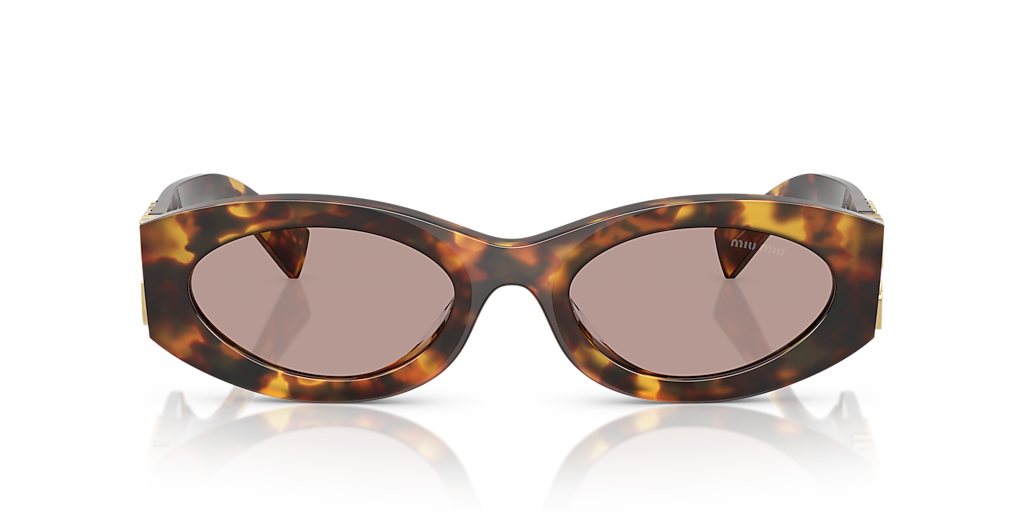 Miu Miu MU 11WS XL (54 - 21) with Violet lenses and Tortoise frame