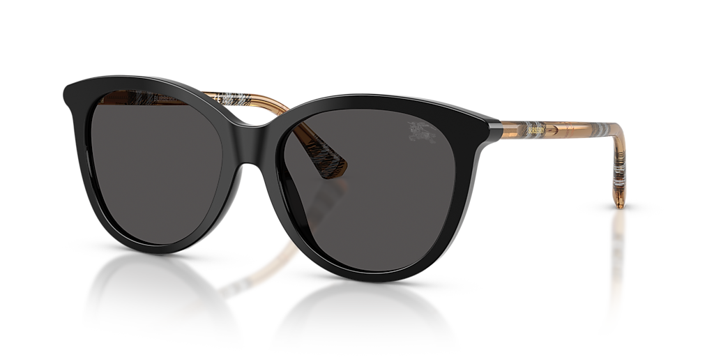 Burberry BE4455 L (55 - 17) with Grey lenses and Black frame