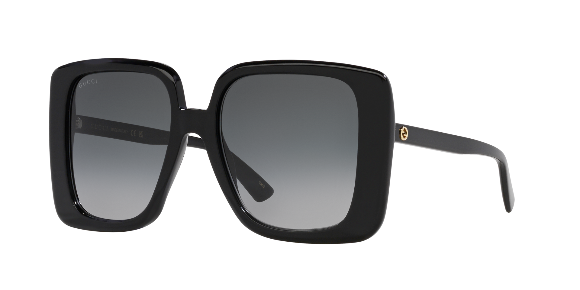 Gucci Femme Sunglass GG1314S - Couleur du Monture Noir Couleur de Lentille Gris 203 €