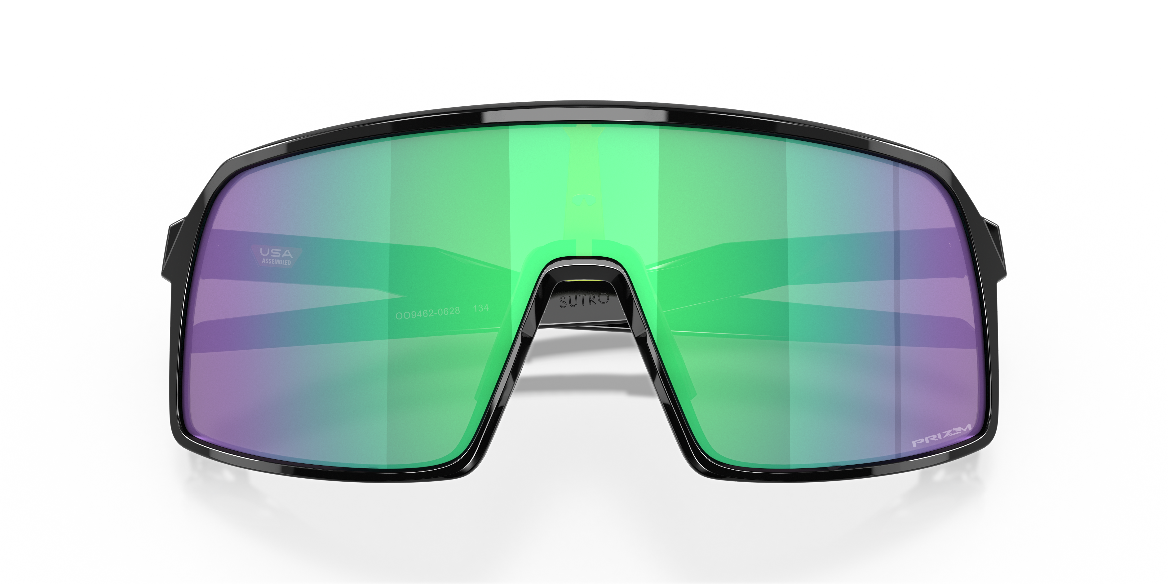 Oakley Sutro S S (0 - 128) with Green lenses and Black frame