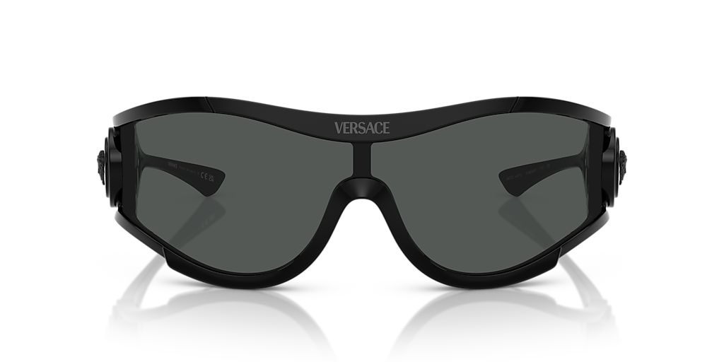 Versace VE4475 XXL (0 - 142) with Grey lenses and Black frame