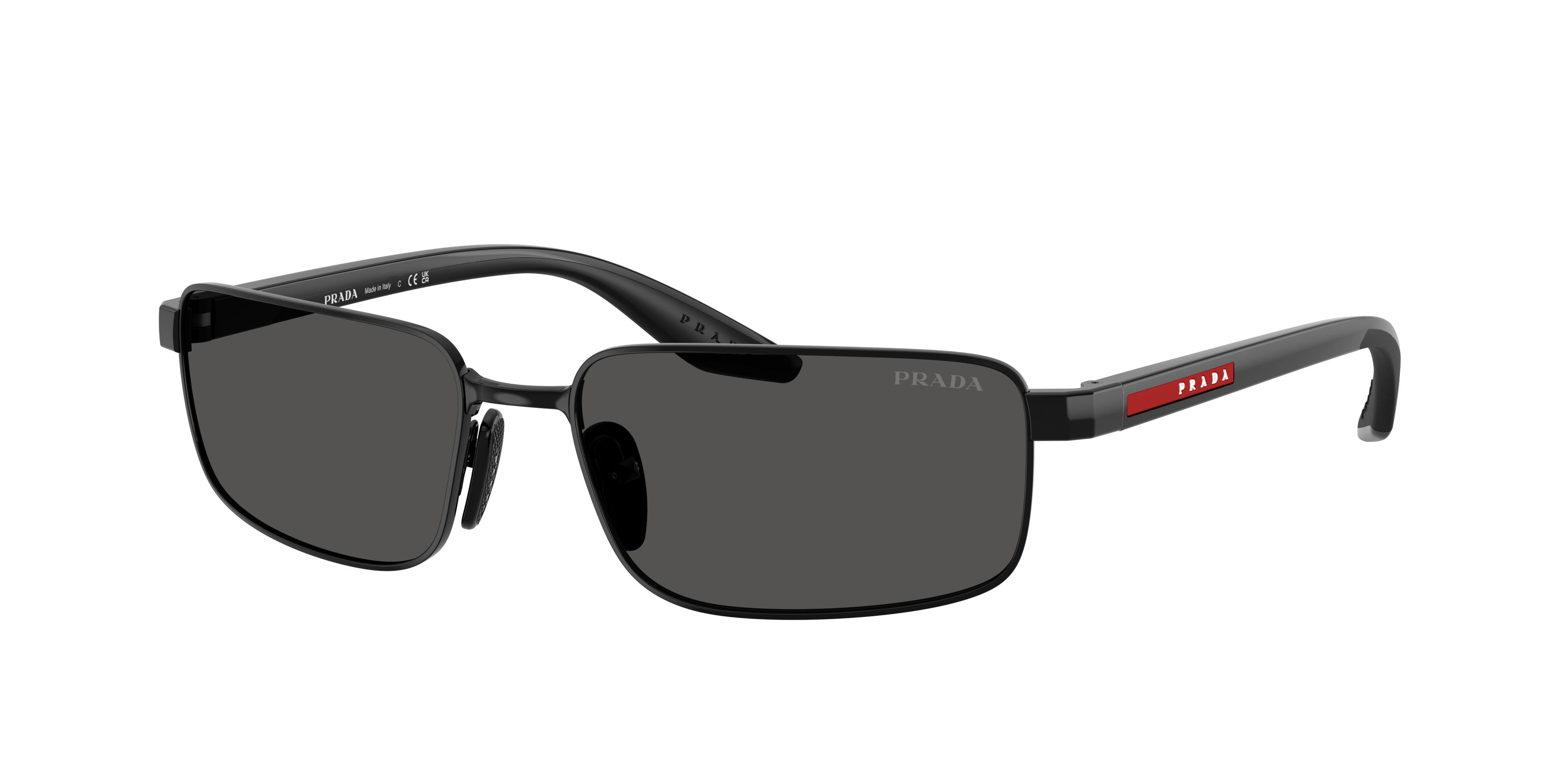 Prada Linea Rossa PS B54S XL (59 - 17) with Grey lenses and Black