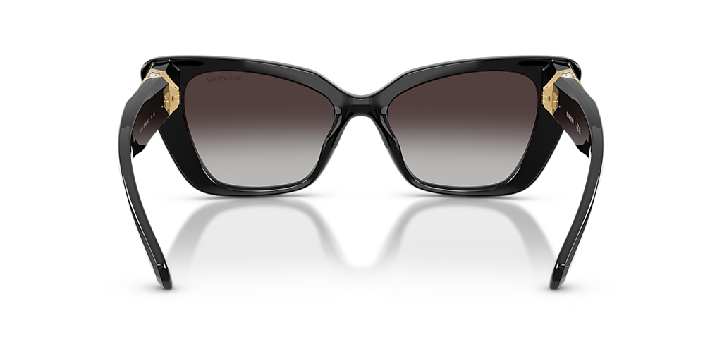 Swarovski SK6047 XS (54 - 17) com Lentes Cinza e Armação Preto