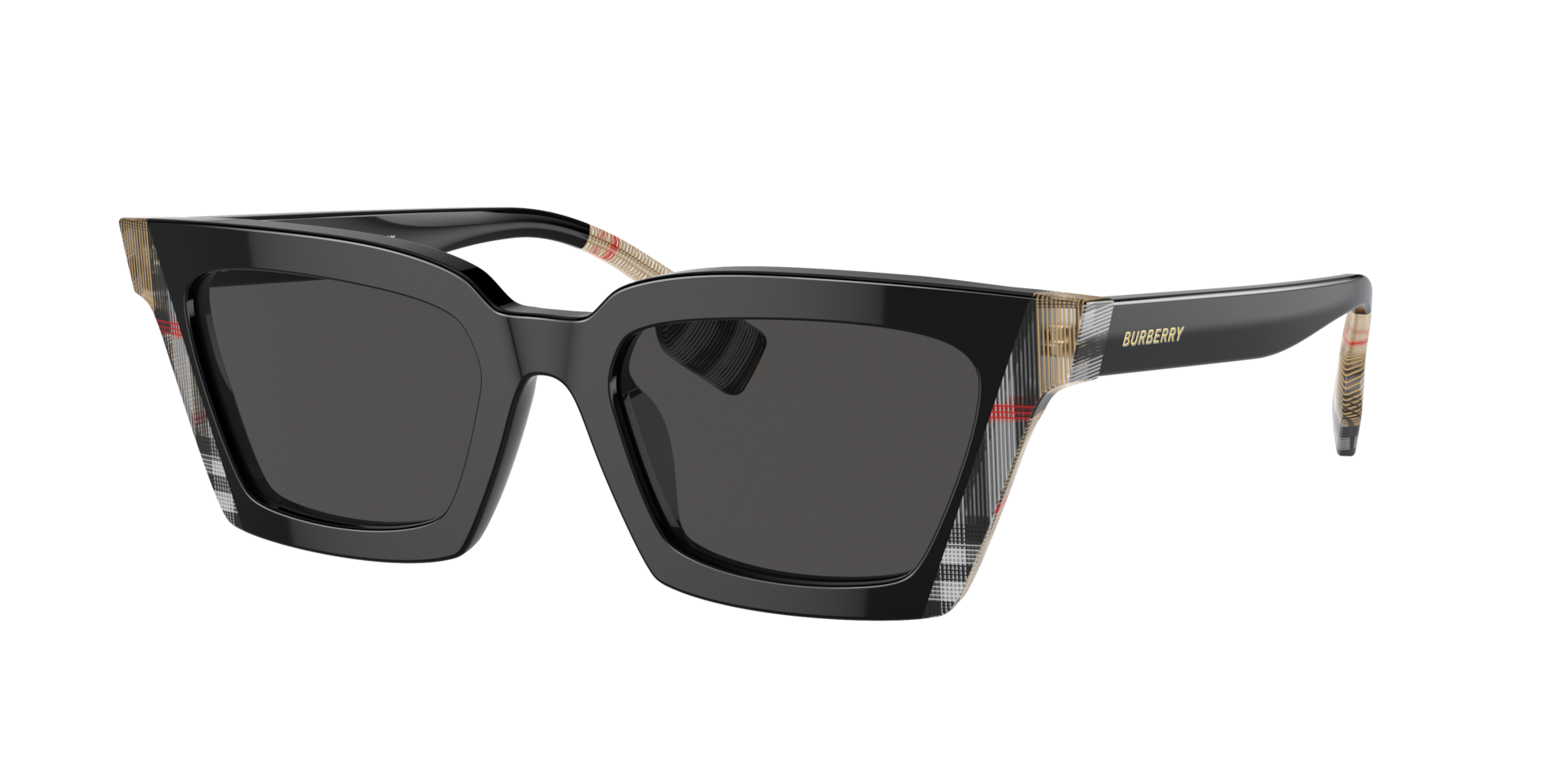 Burberry Briar L (52 - 19) with Grey lenses and Black frame