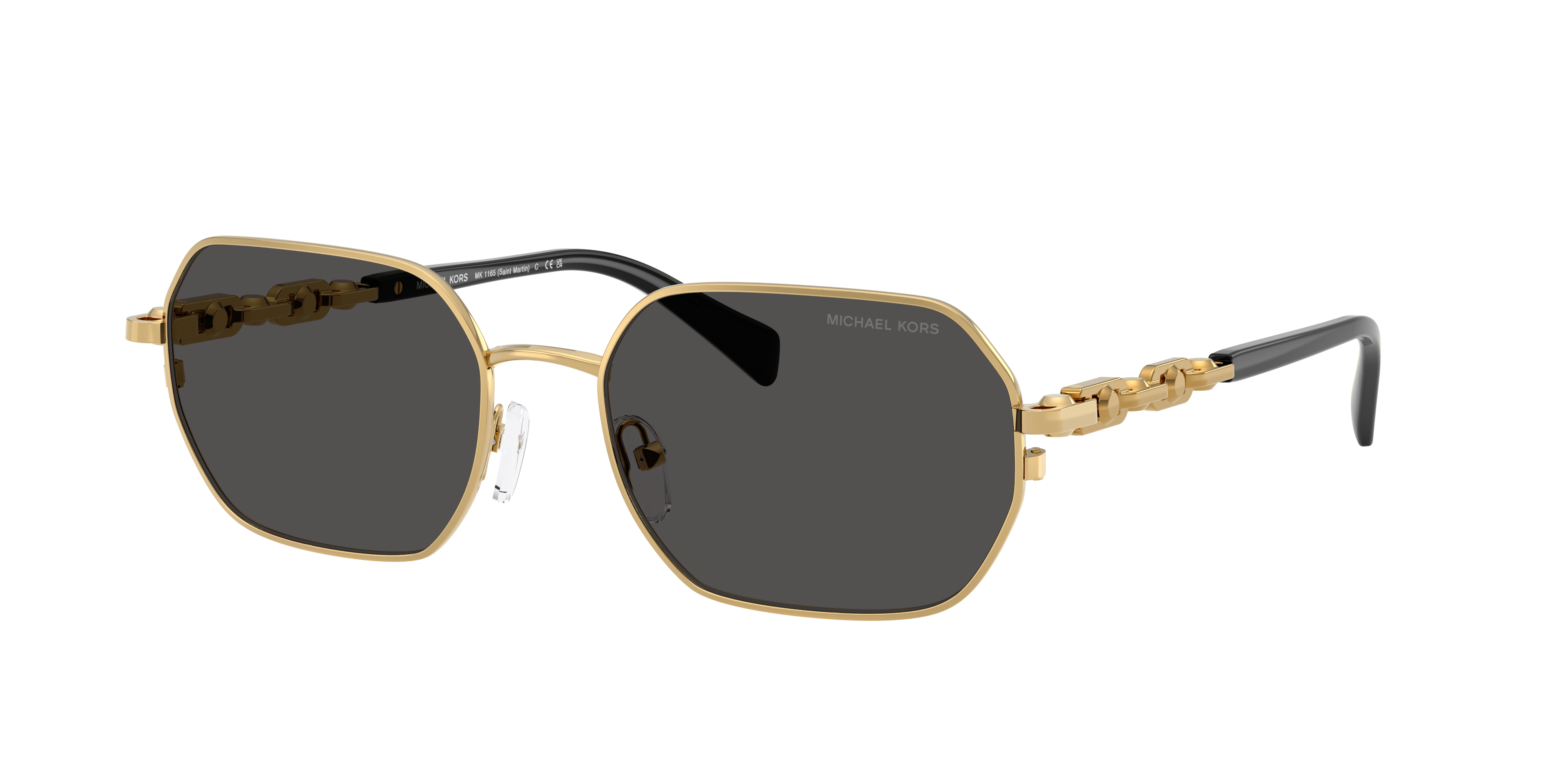 Michael Kors Saint Martin XL (57 - 18) with Grey lenses and Gold