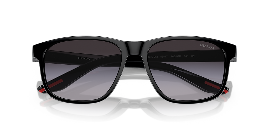 Prada Linea Rossa PS 06YS XL (56 - 17) with Grey lenses and Black