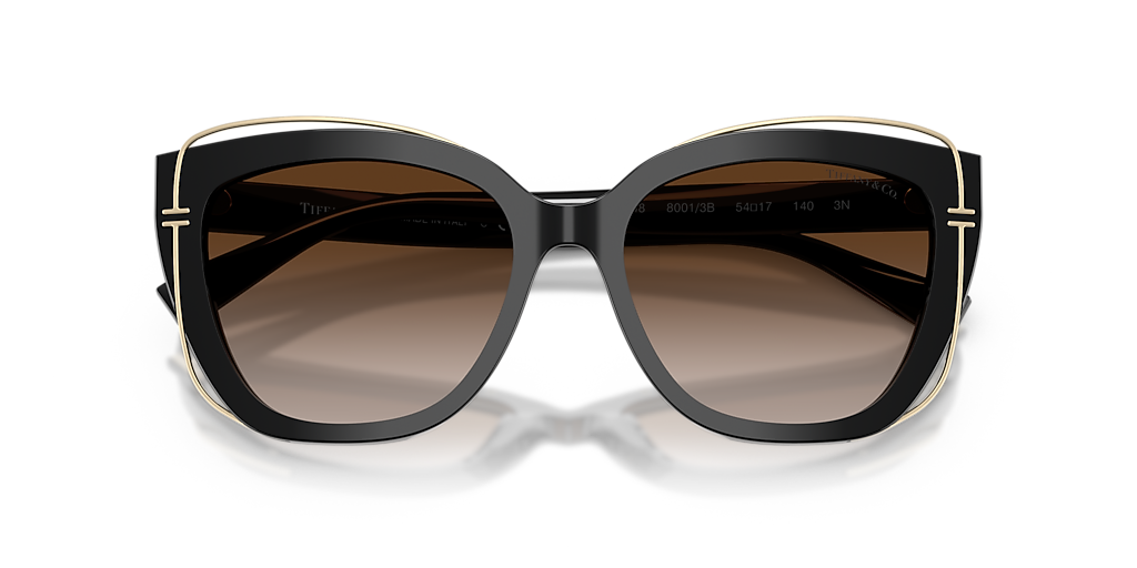 Tiffany & Co. TF4148 M (54 - 17) with Brown lenses and Black frame