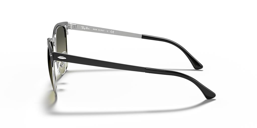 Ray-Ban Clubmaster Metal L (51 - 21) with Grey lenses and Black
