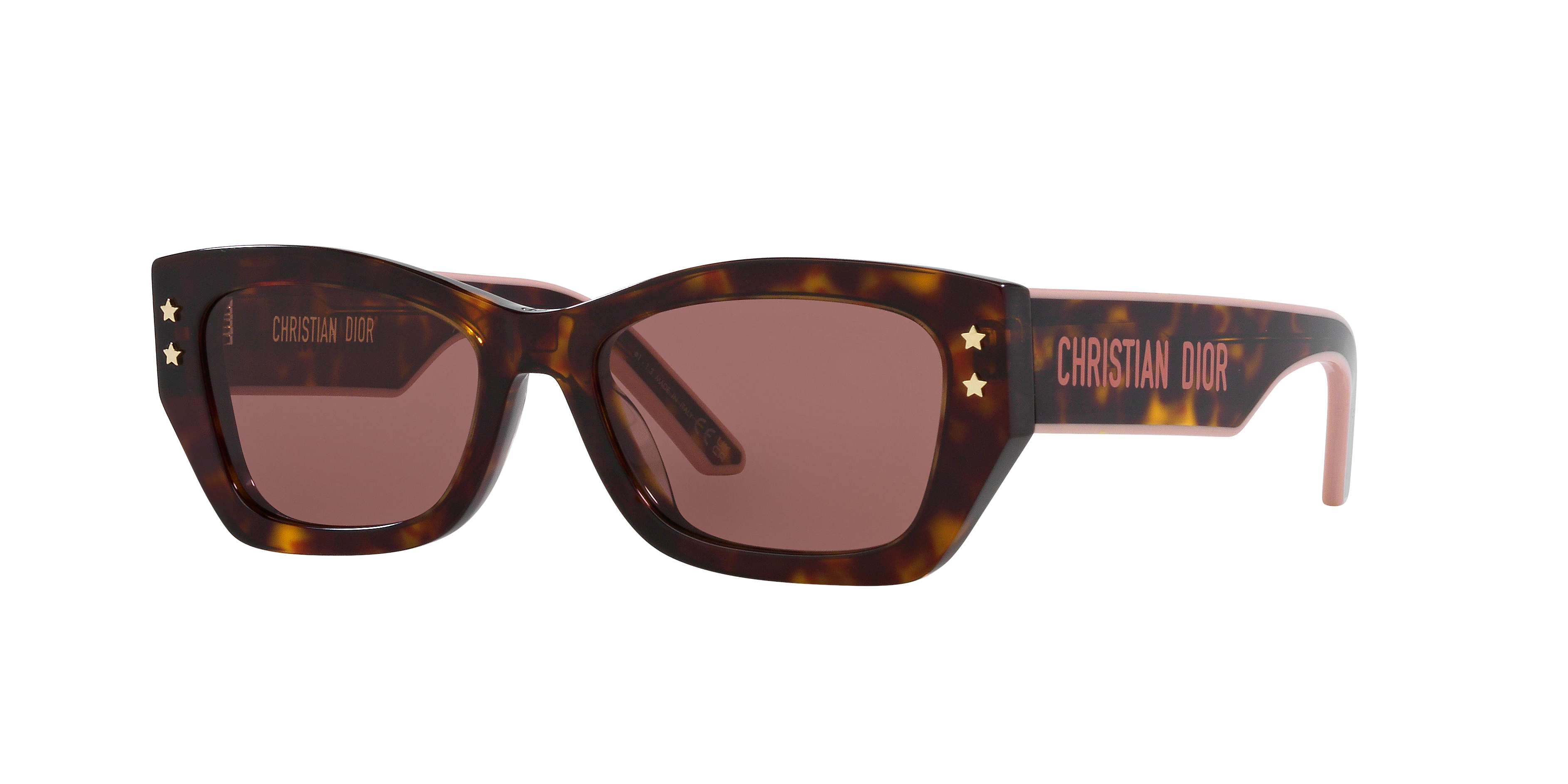 DIOR Woman Sunglass Diorpacific S2U -  Frame color: Tortoise, Lens color: Bordeaux