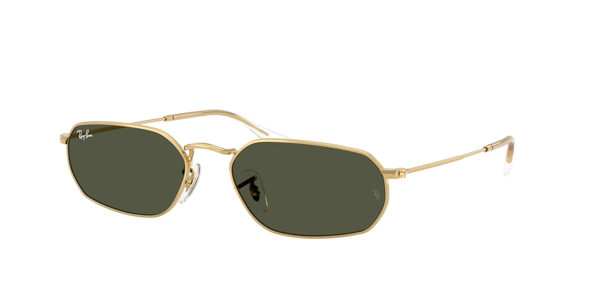 Ray-Ban Unisex Sunglass RB3947 -  Frame color: Arista Gold, Lens color: Green