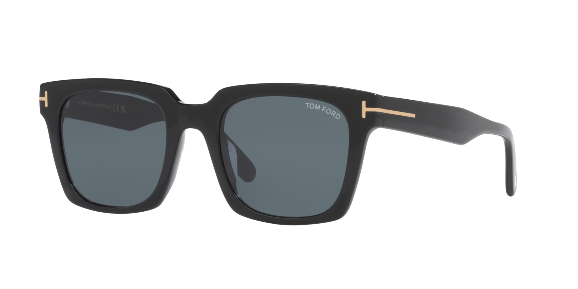 Tom Ford Man Sunglass FT1162-K -  Frame color: Black Shiny, Lens color: Grey