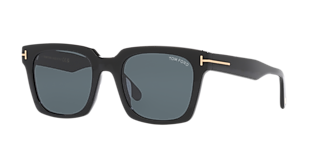 Tom Ford FT0711-N XXL (53 - 20) with Grey lenses and Black frame