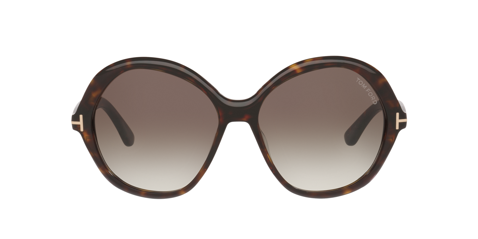New Tom Ford Annabelle-02 TF1282 54F Round Oversized Women Havana Sunglasses Aut Tom Ford - Annabelle Sunglasses - Round Sunglasses  main image 4