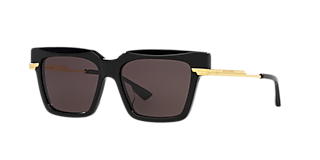 Bottega Veneta BV1265S XS (54 - 15) with Grey lenses and Black