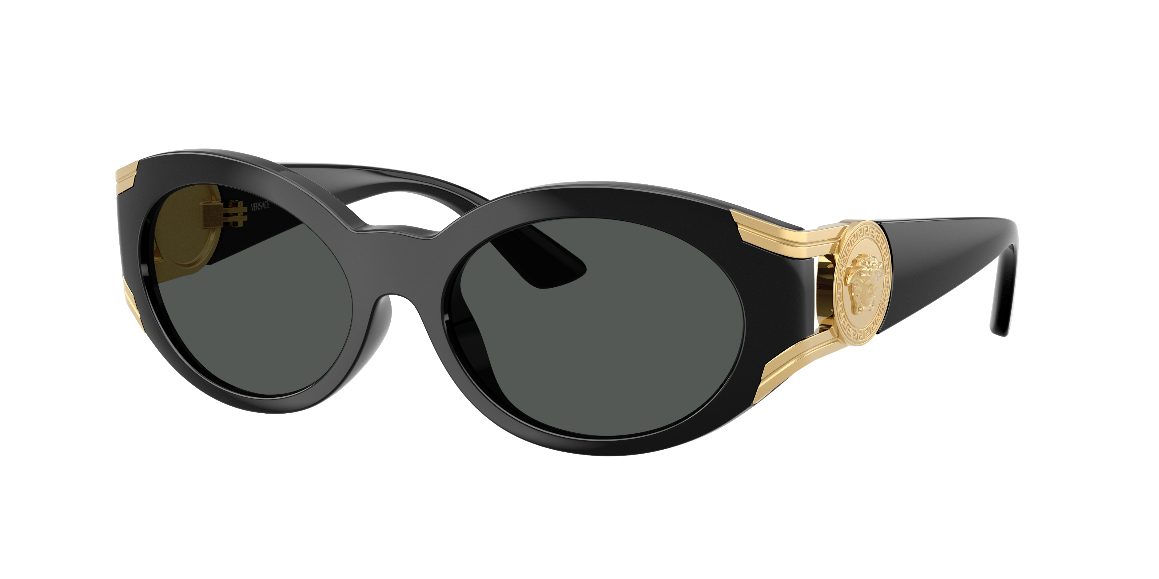 Versace Woman Sunglass VE4503U -  Frame color: Black, Lens color: Dark Grey