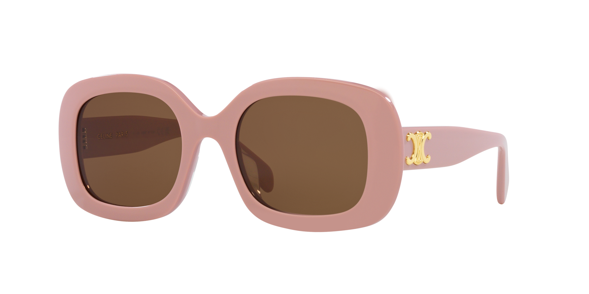 Celine Femme Sunglass CL40262U - Couleur du Monture Rose Couleur de Lentille Brun 190 €