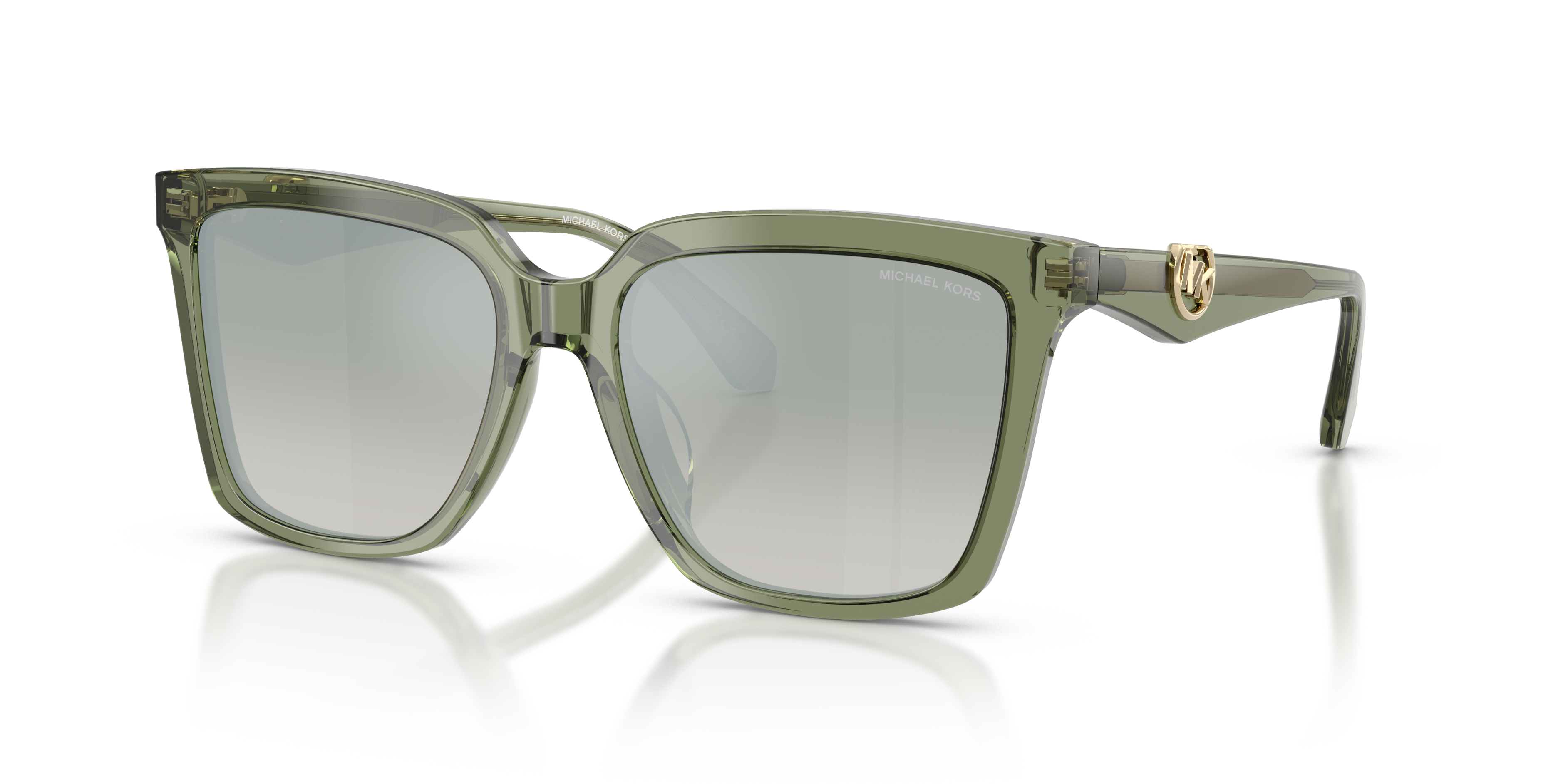 mikko② Michael Kors Menaggio M (55 - 17) with Green lenses and Green