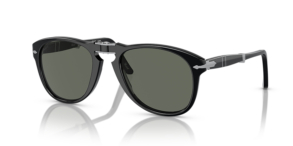 Persol 714 - Original L (54 - 21) with Green lenses and Black