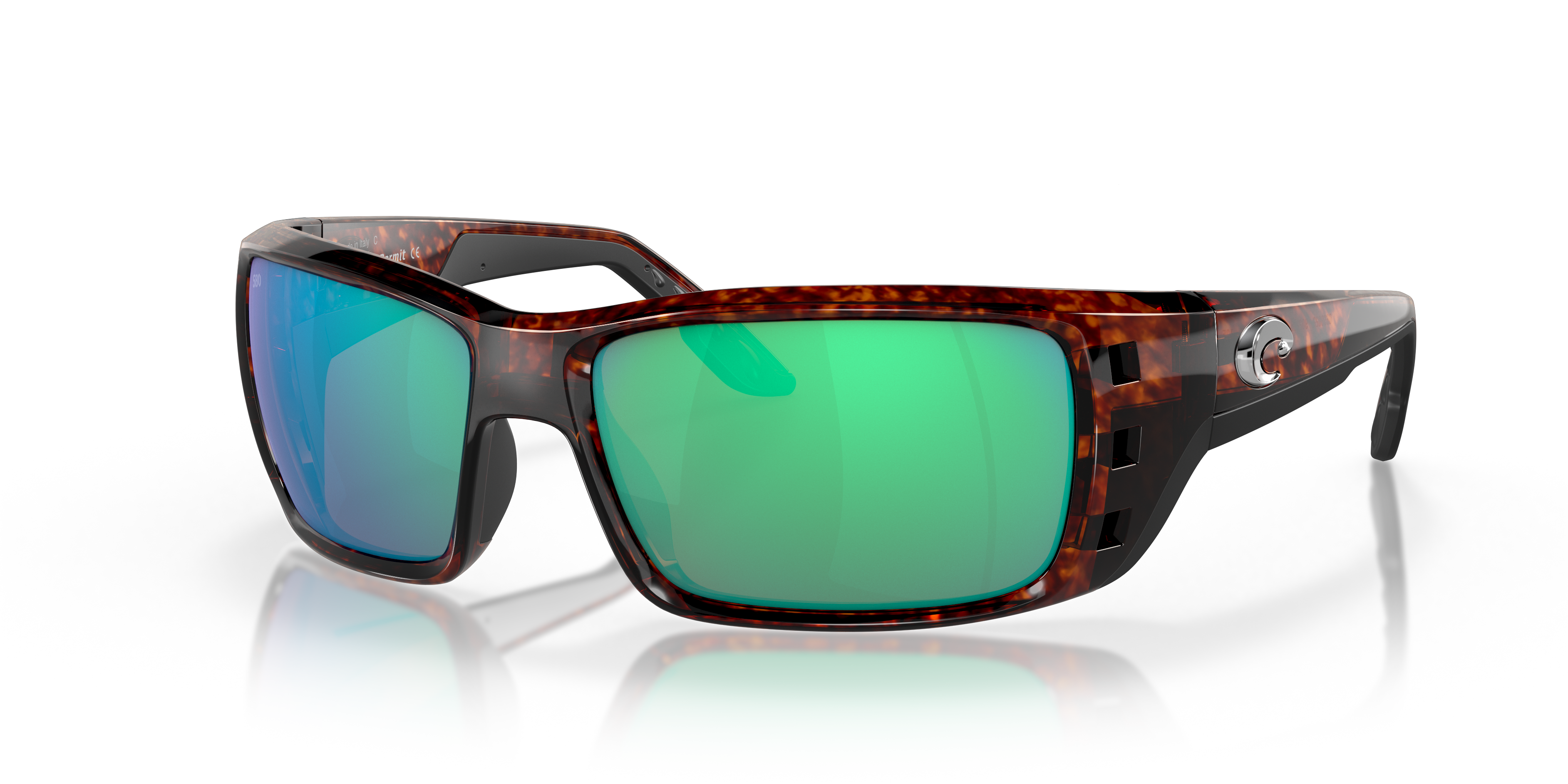 【美品】LOUNGE LIZARD　M-51　カーキ　S Costa Permit XL (63 - 16) with Green lenses and Tortoise frame