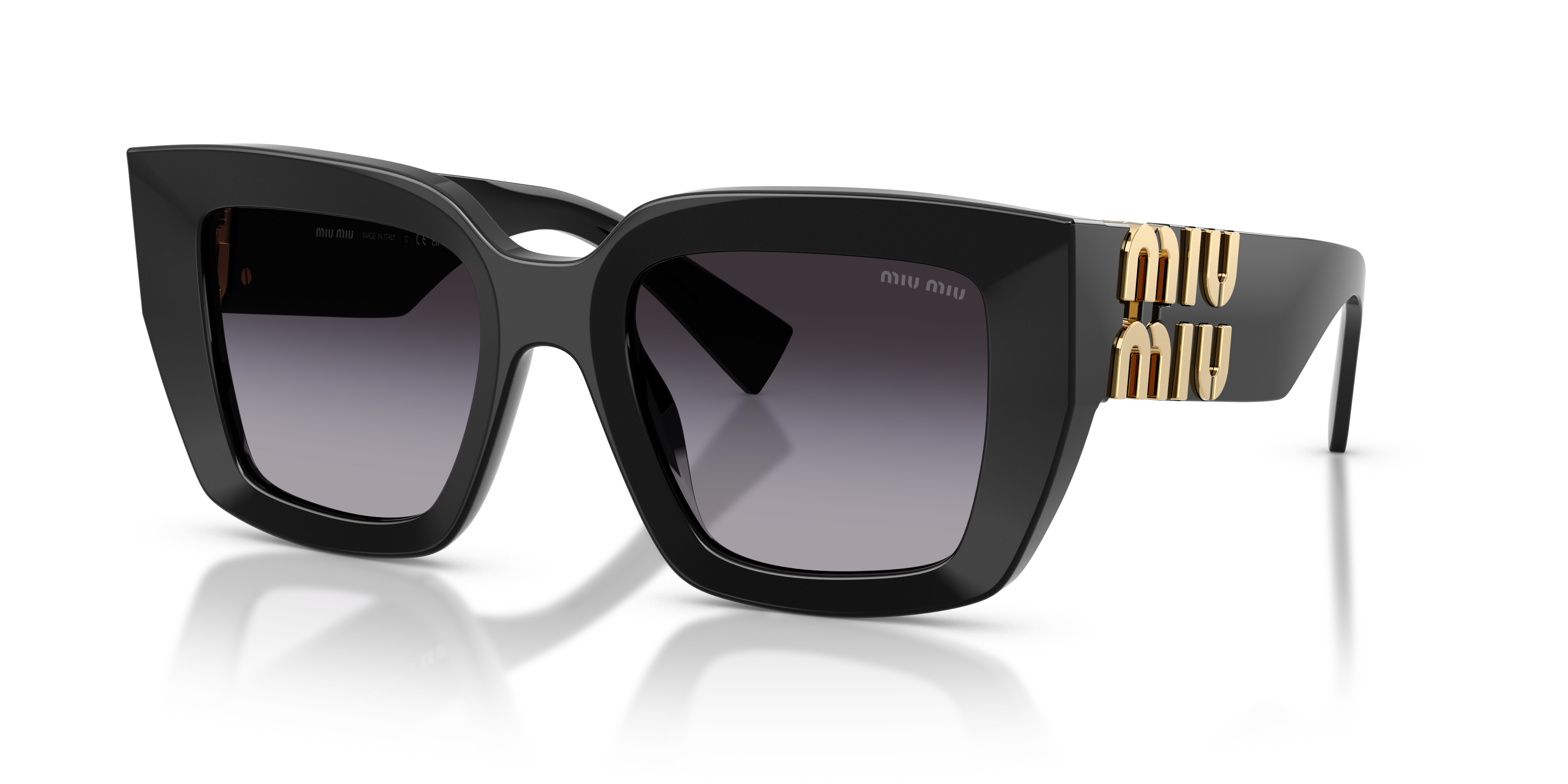 Miu Miu MU B05S XL (51 - 21) with Grey lenses and Black frame
