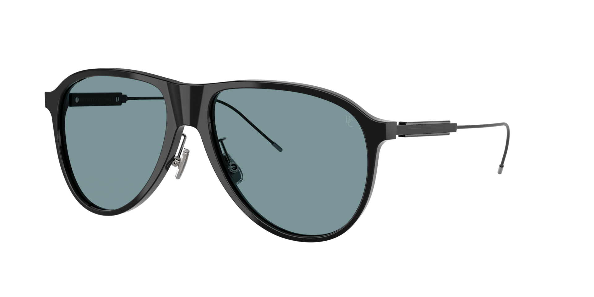 Brunello Cucinelli Man Sunglass BC4011S -  Frame color: Black, Lens color: Dark Grey