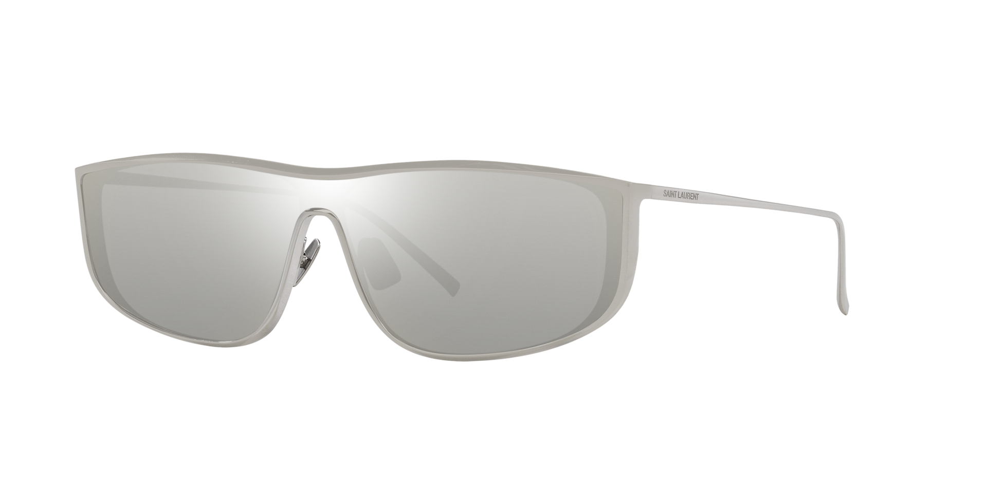 Saint Laurent Unisex Sunglass SL605003 Frame color Silver Lens color Silver