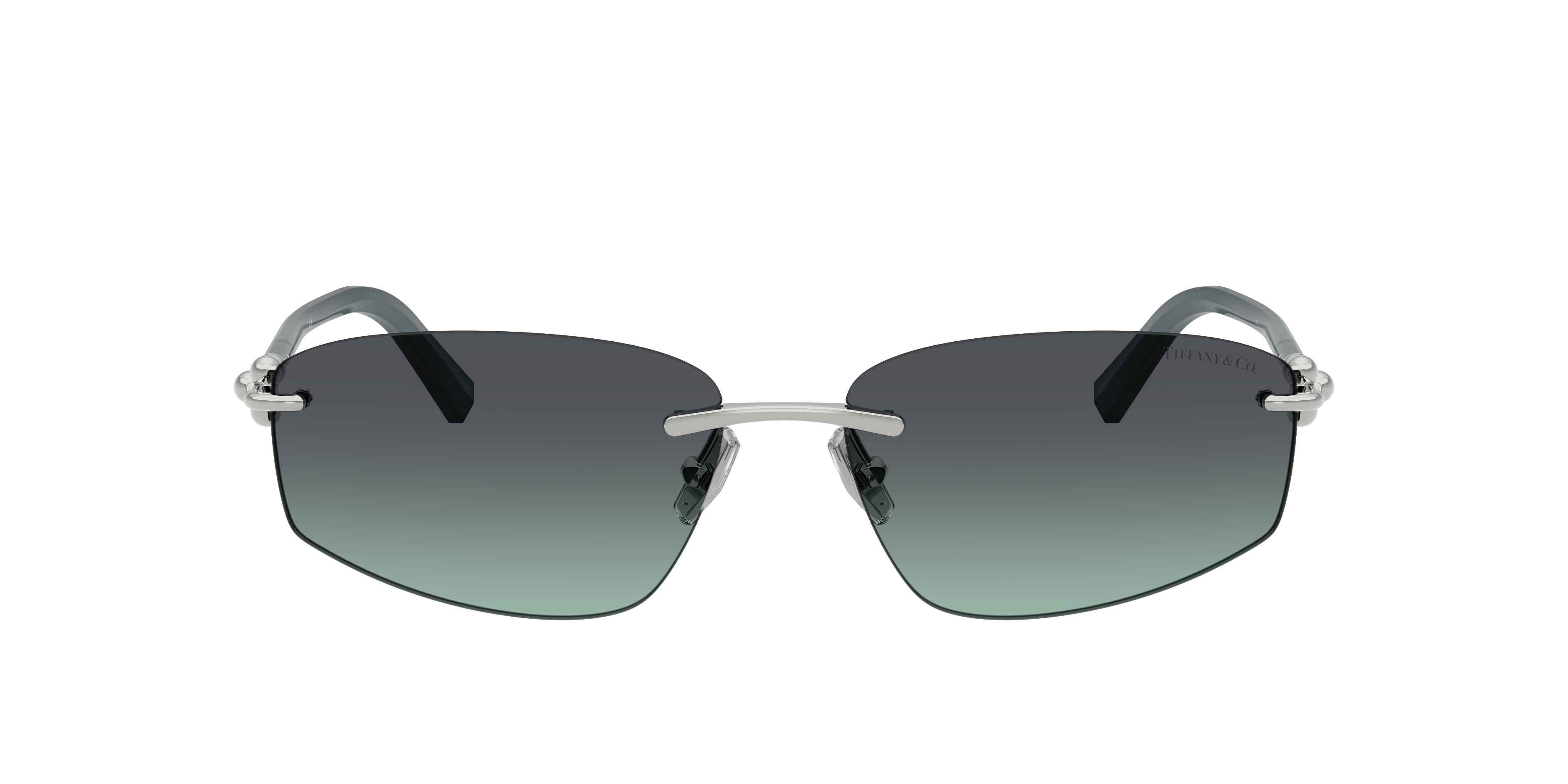Tiffany & Co. TF3114 L (59 - 15) with Blue lenses and Silver frame