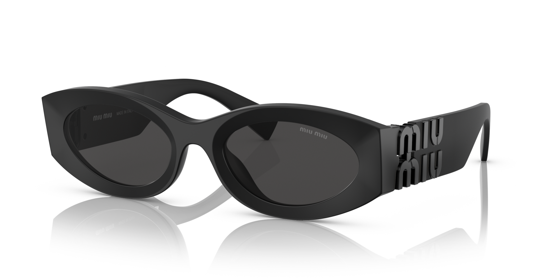 Miu Miu MU 11WS XL (54 - 21) with Grey lenses and Black frame
