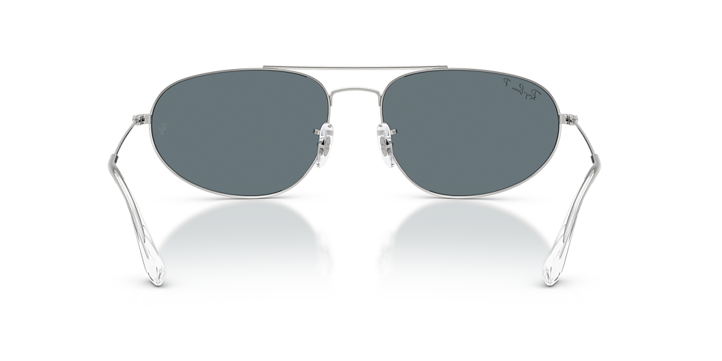 Ray-Ban Explorer IV XXL (60 - 18) with Blue lenses and Silver