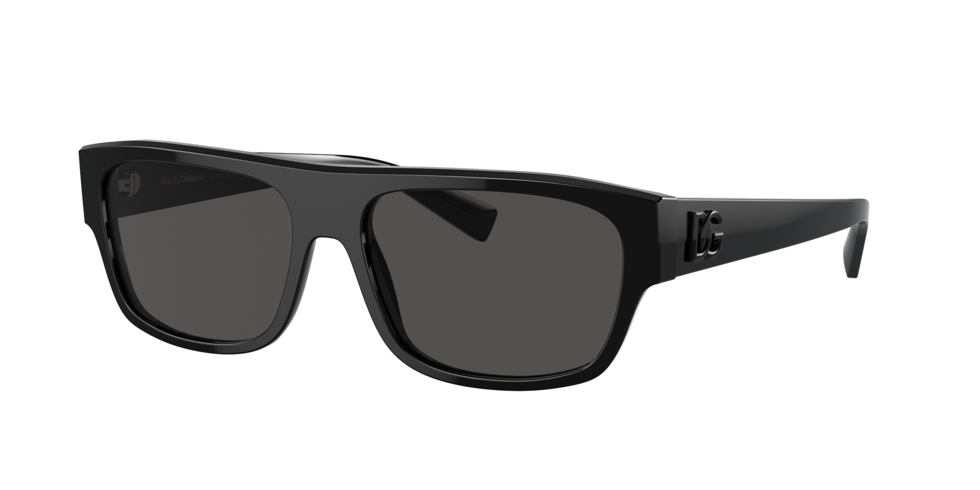 DolceGabbana Homme Sunglass DG4455 - Couleur du Monture Noir Couleur de Lentille Gris fonc 132 €