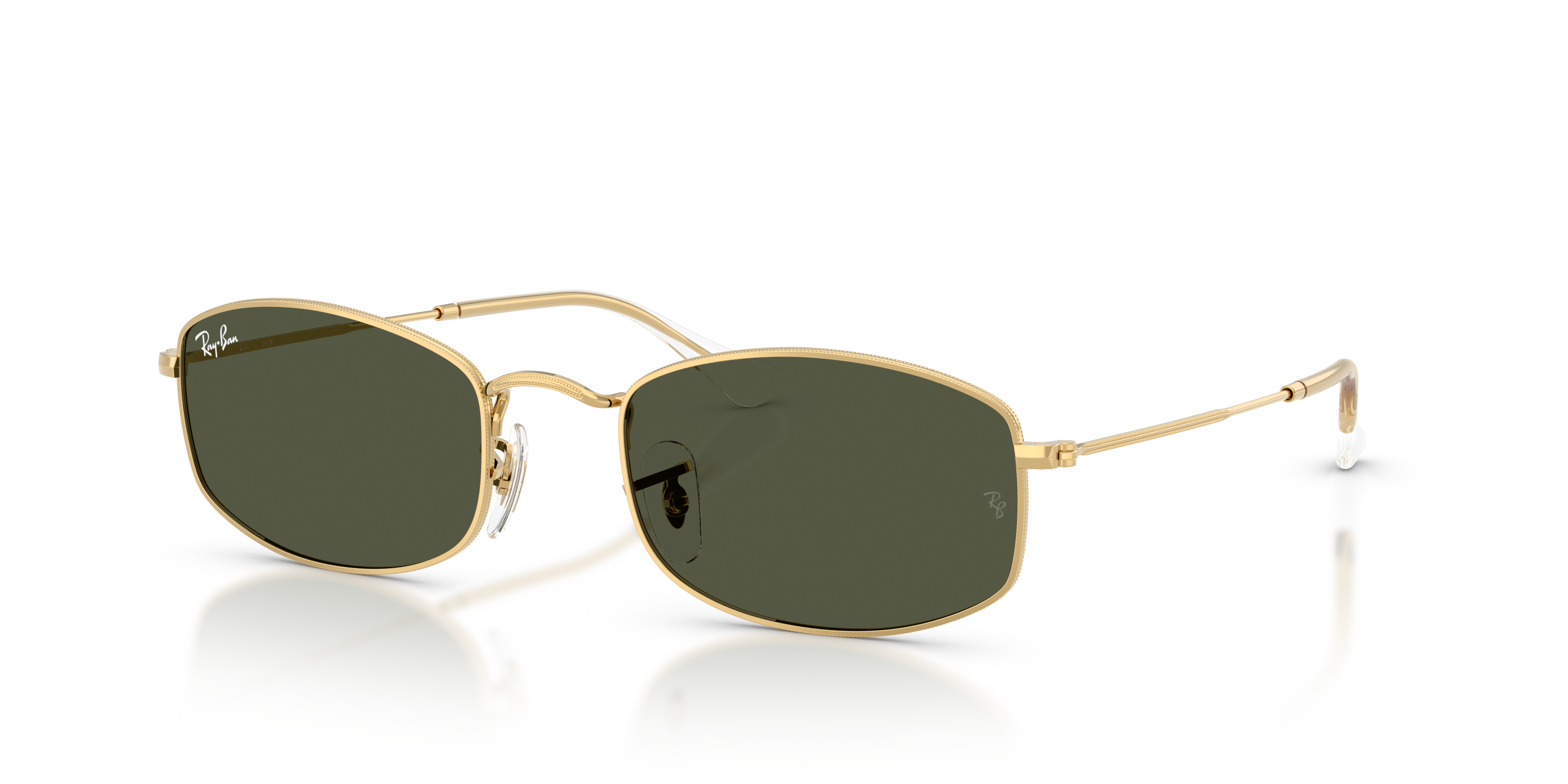 Ray-Ban RB3832 XL (55 - 21) with Green lenses and Gold frame