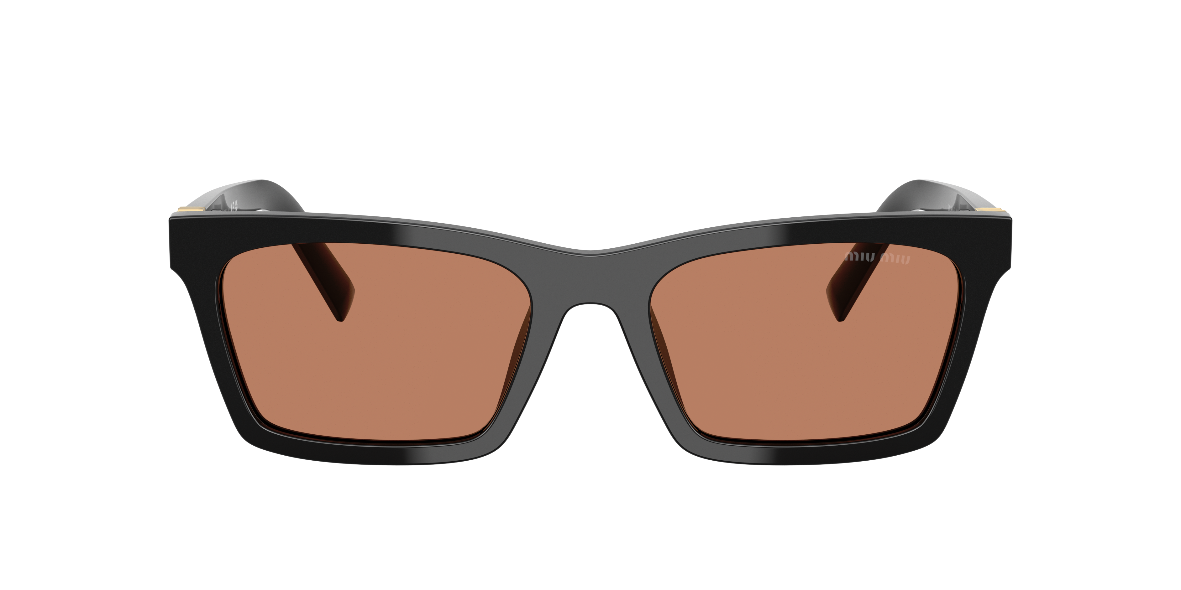 Miu Miu MU A05SF L (55 - 19) with Brown lenses and Black frame