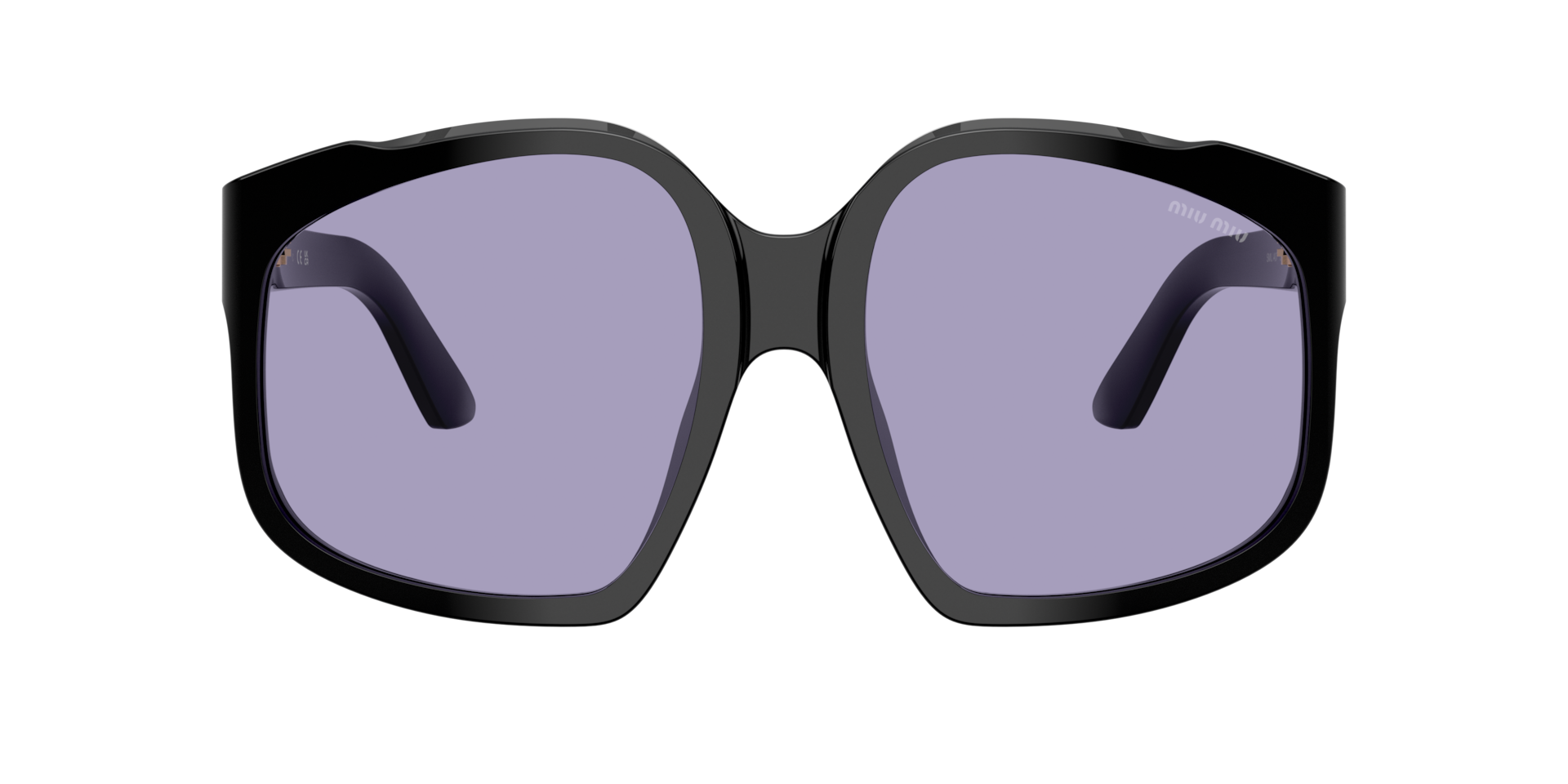 Miu Miu MU A07S L (59 - 19) with Violet lenses and Black frame