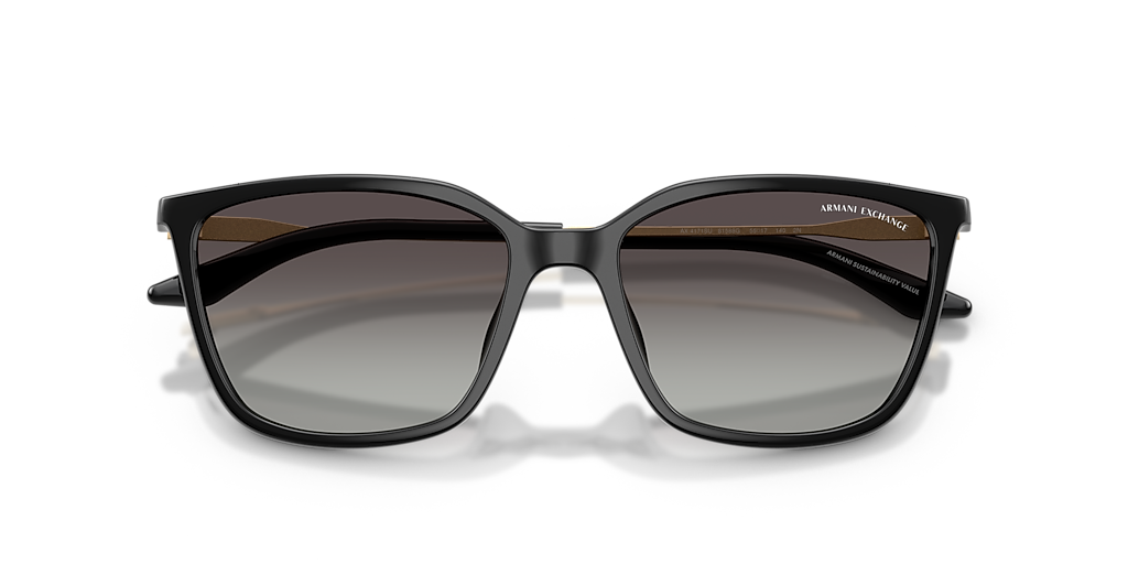 Armani Exchange AX4171SU (55 - 17) with Grey lenses and Black