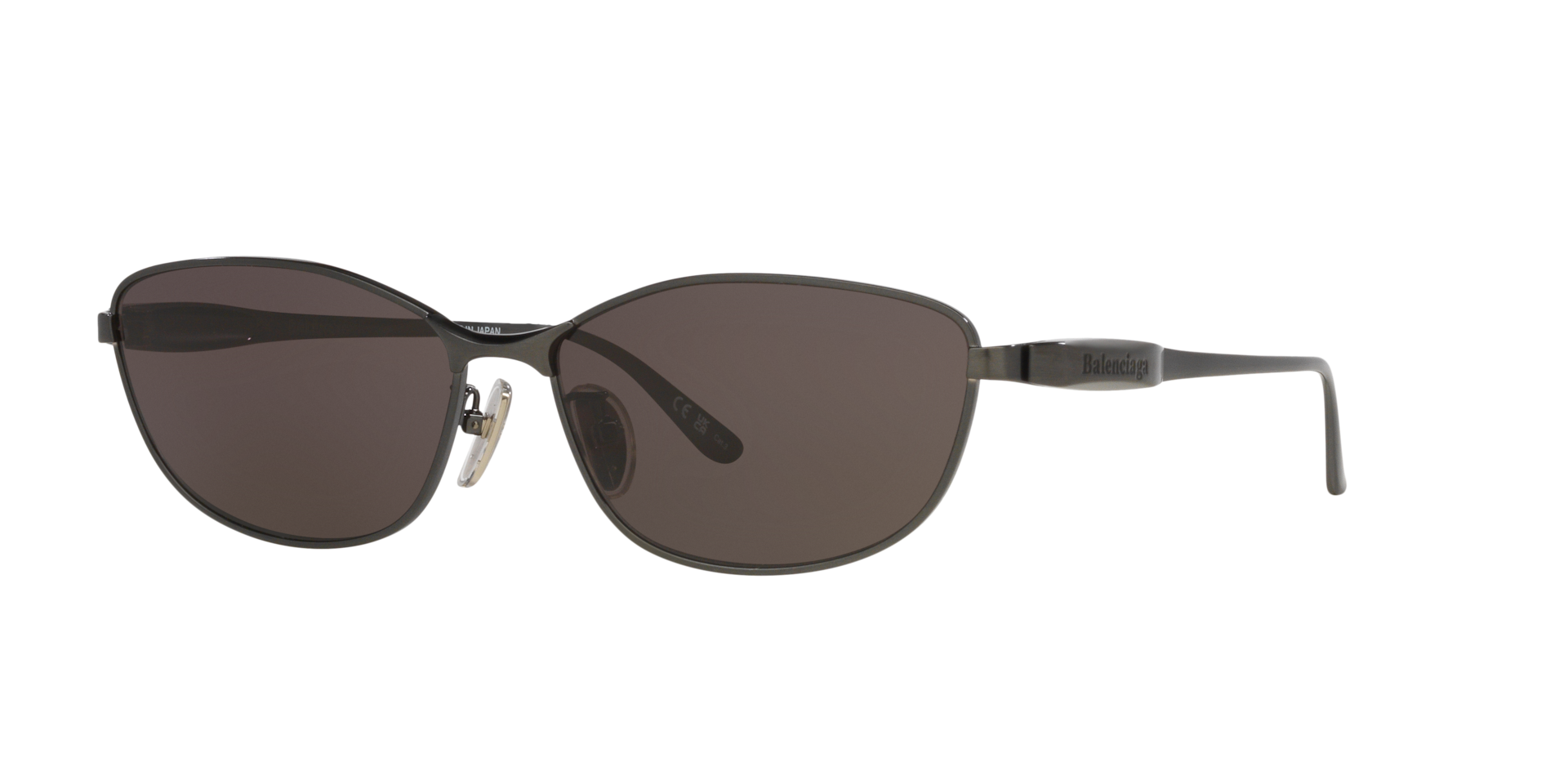 Balenciaga Unisex Sunglass BB0357SA - Rahmenfarbe: Grau, Linsenfarbe: Grau