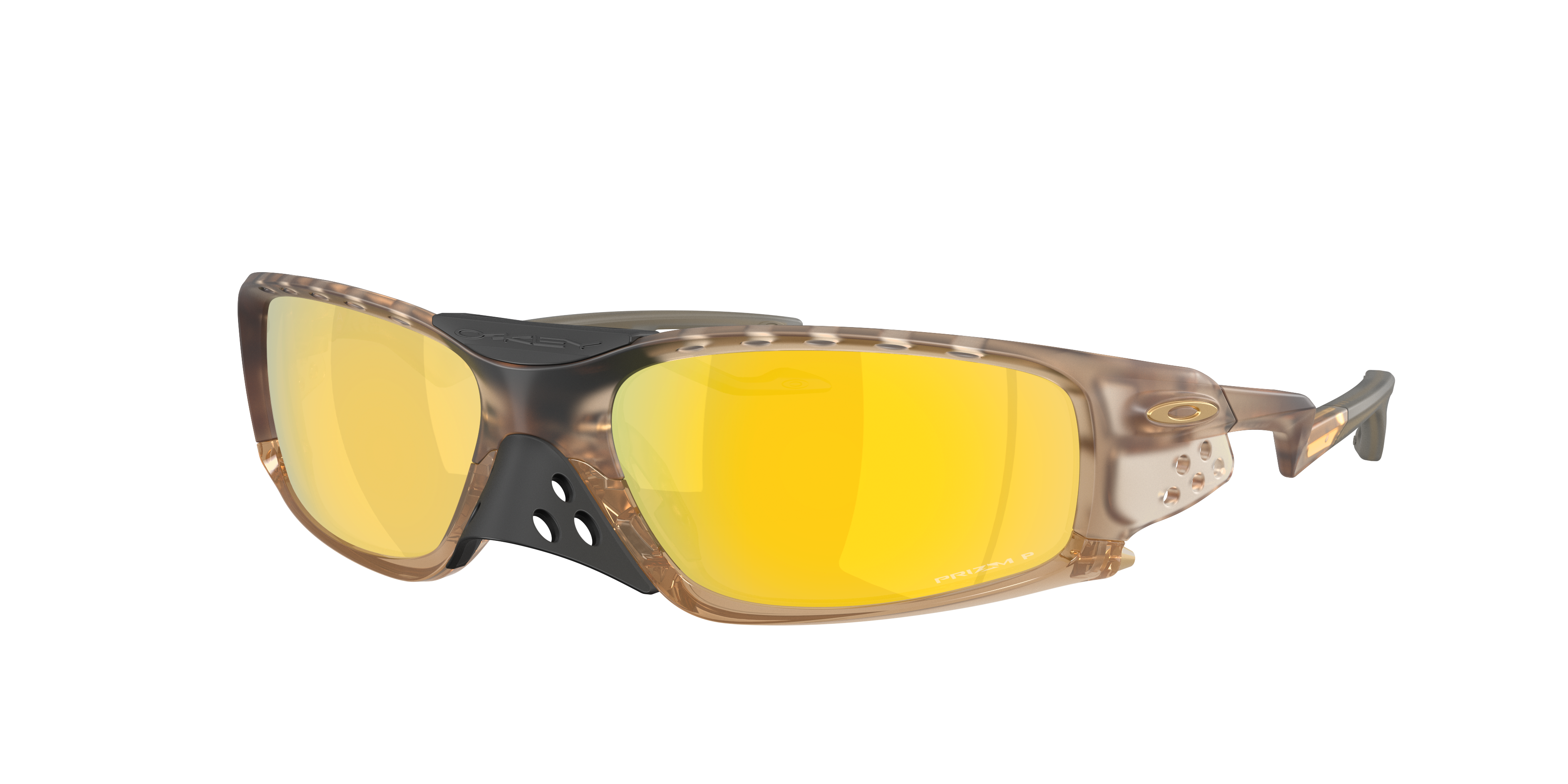Oakley Unisex Sunglass OO9529 Plantaris SQ -  Frame color: Matte Sepia, Lens color: Prizm 24K Polarized