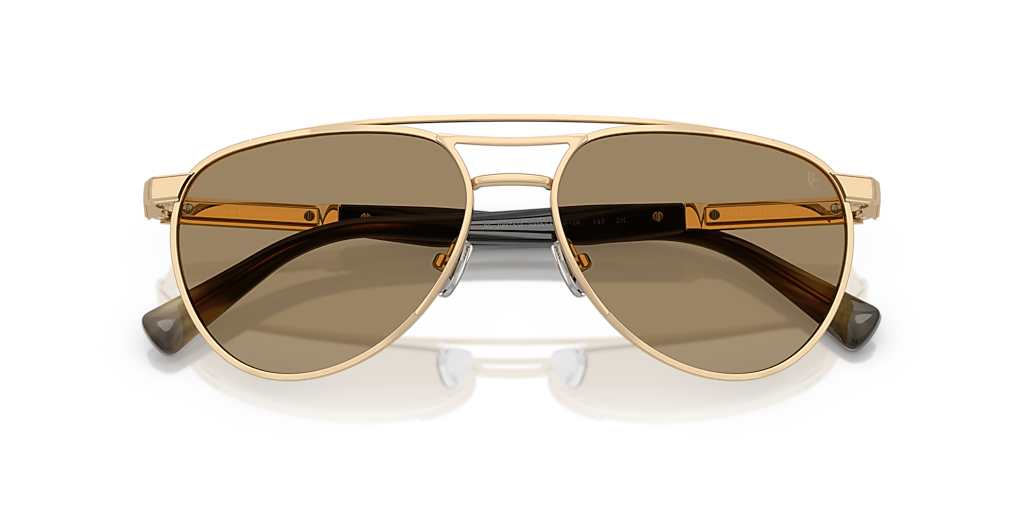Brunello Cucinelli BC2007SM L (56 - 16) with Brown lenses and Gold