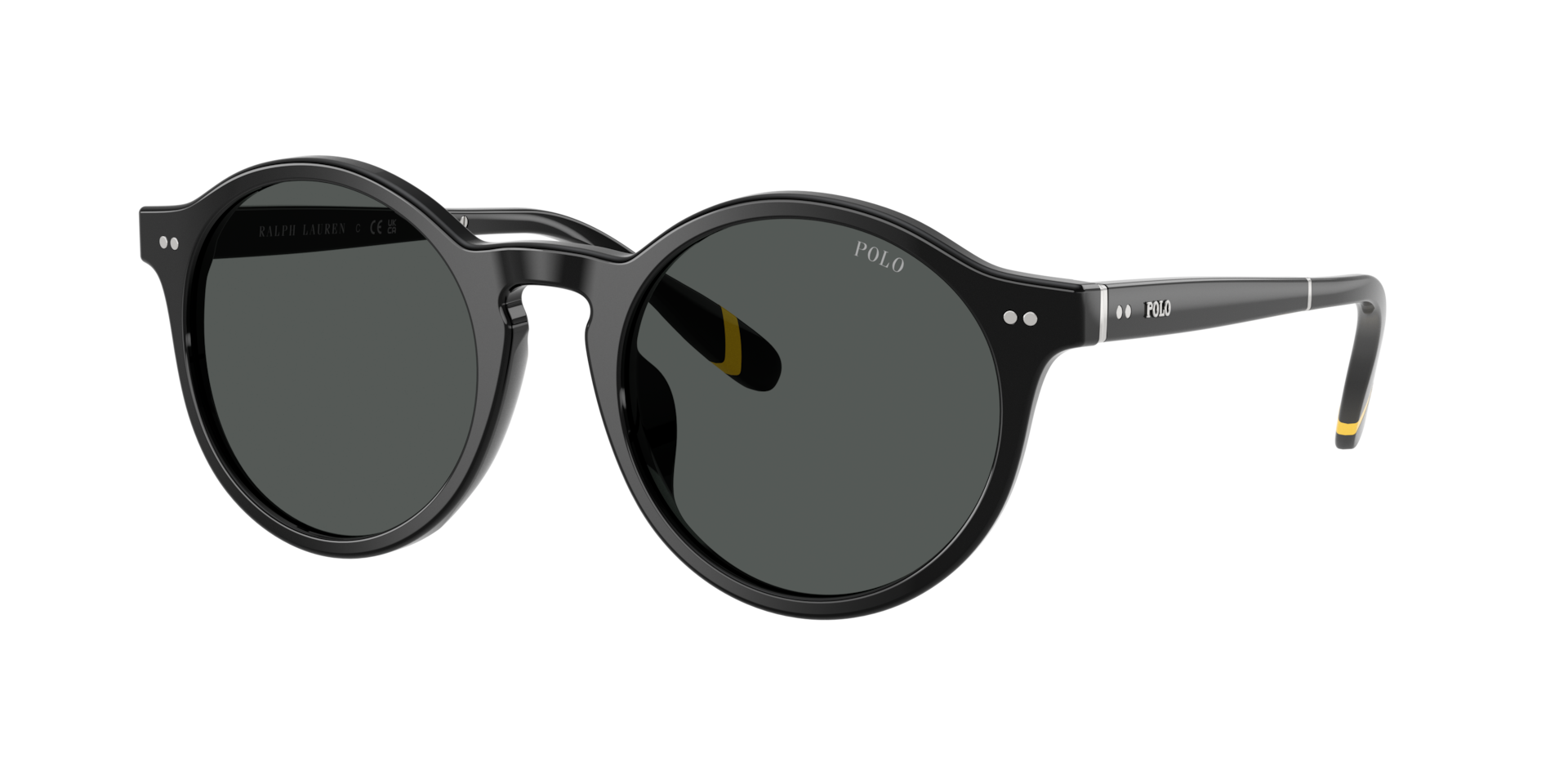 Polo Ralph Lauren Homme Sunglass PH4204U - Couleur du Monture: Noir brillant, Couleur de Lentille: Gris foncé