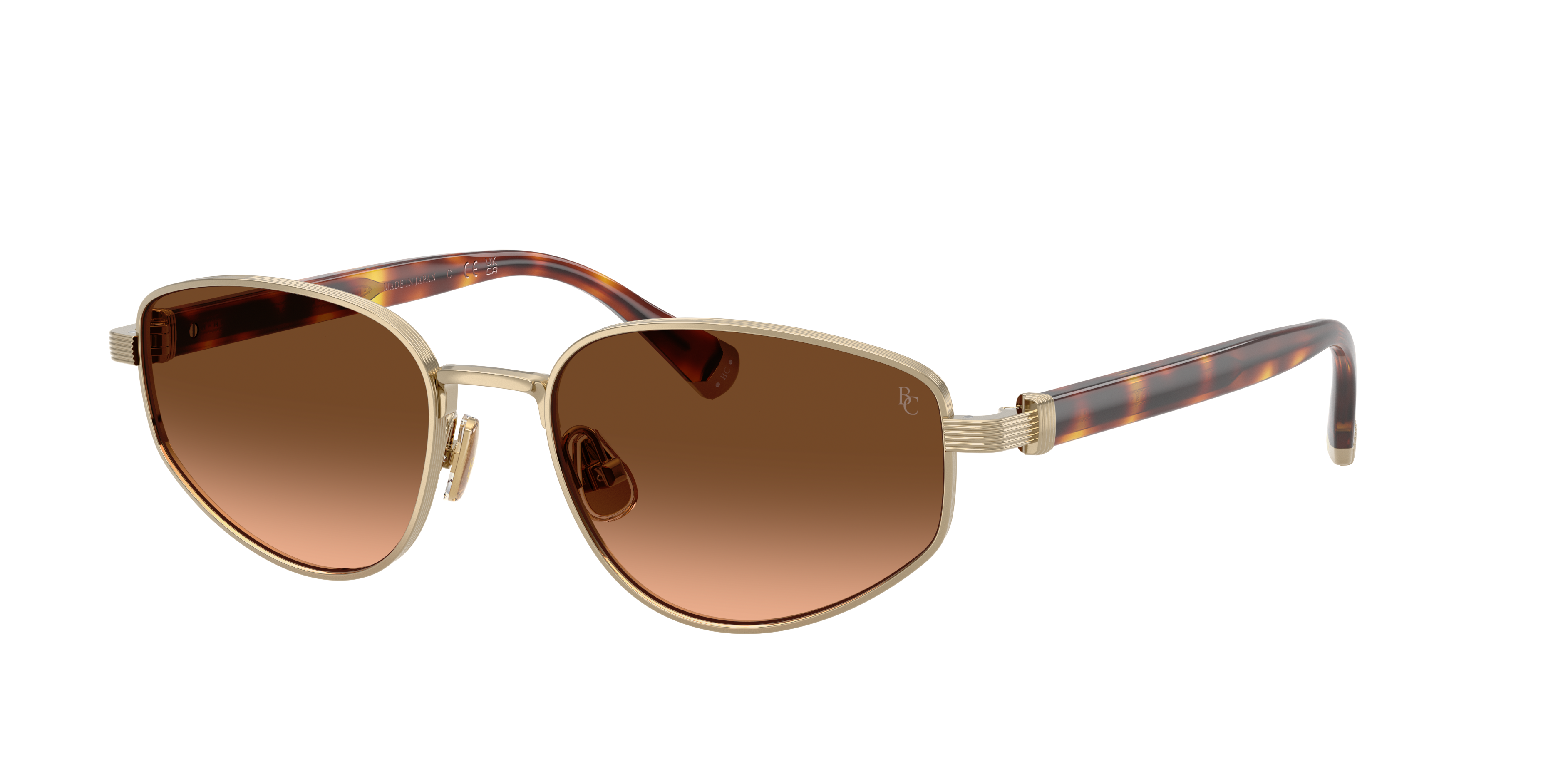 Brunello Cucinelli Woman Sunglass BC2008ST -  Frame color: Oro Lucido, Lens color: Roma