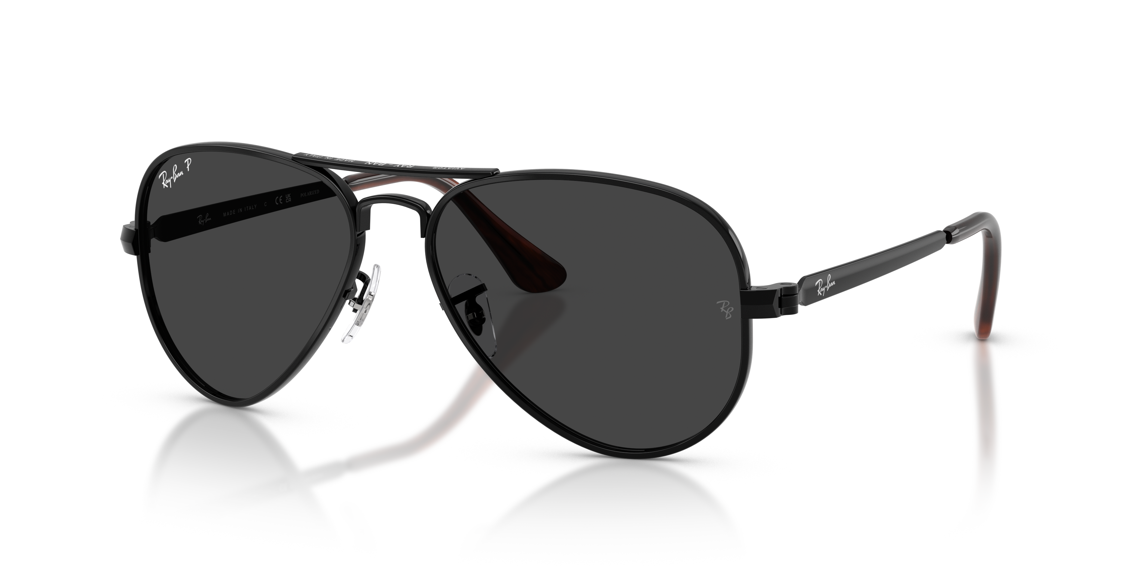 Ray-Ban Aviator Max XXL (62 - 16) with Black lenses and Black