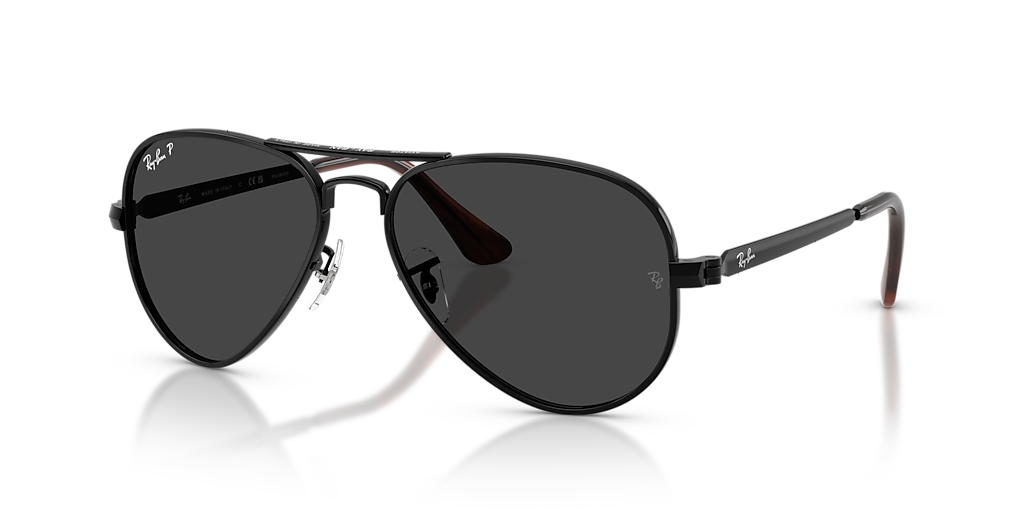 Ray-Ban Aviator Max XL (58 - 16) with Black lenses and Black frame