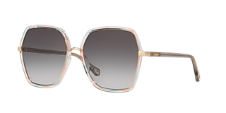 Chloé CH0031S L (56 - 19) with Blue lenses and Orange frame