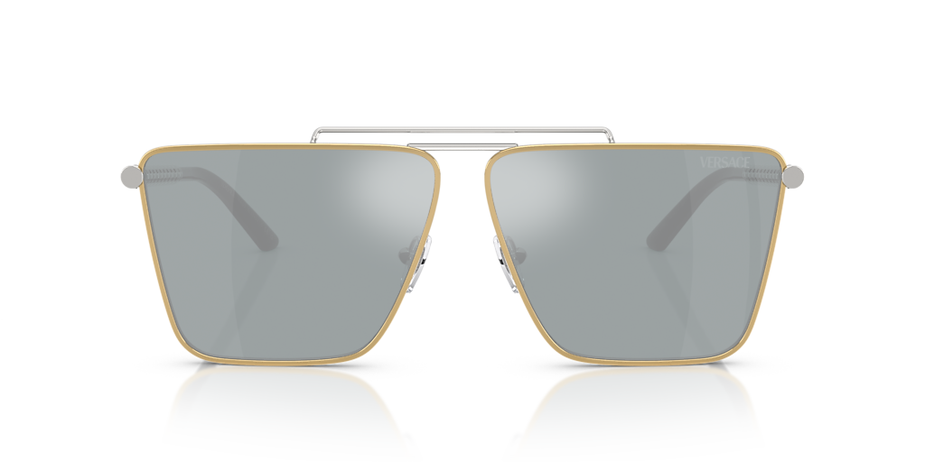 Versace VE2266 M (64 - 11) with Blue lenses and Gold frame