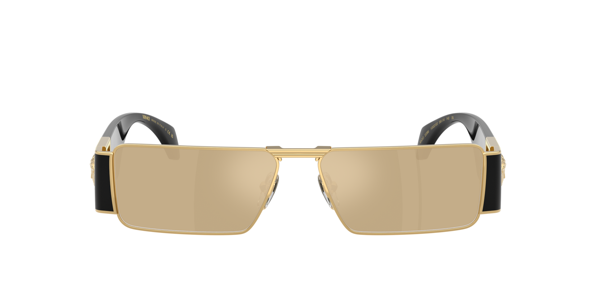 Versace VE2286 M (57 - 14) with Yellow lenses and Gold frame