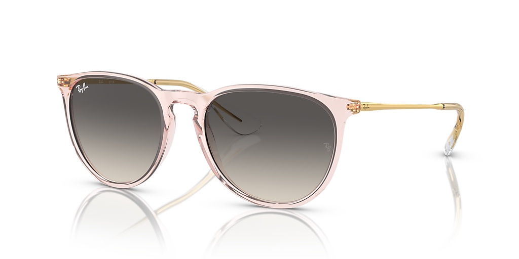 Ray-Ban Erika Classic M (54 - 18) with Grey lenses and Pink frame