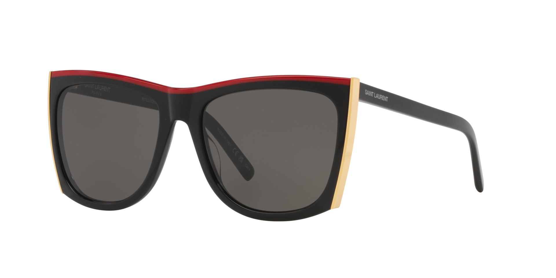 Saint Laurent Femme Sunglass SL539Palom - Couleur du Monture Noir Couleur de Lentille Gris 200 €