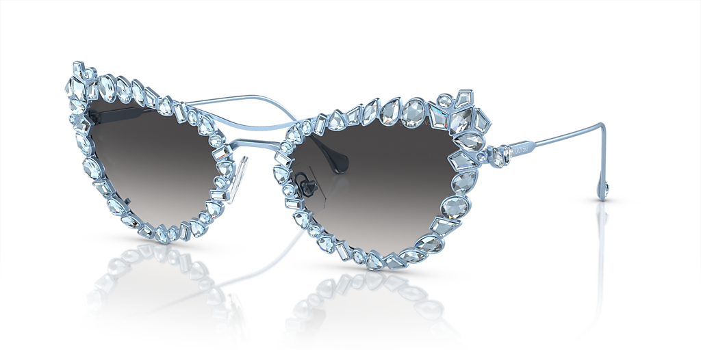 Swarovski SK7011 XL (56 - 20) with Grey lenses and Blue frame